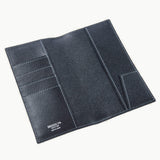 [フレンチカーフ] <br>ポケットサイズ手帳カバー<br>color：ブラック<br>【ご予約受付中：お届け目安３ヶ月程】 背景統一
