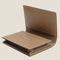 [フレンチカーフ] <br>通しマチカードケース<br>color：トープ
