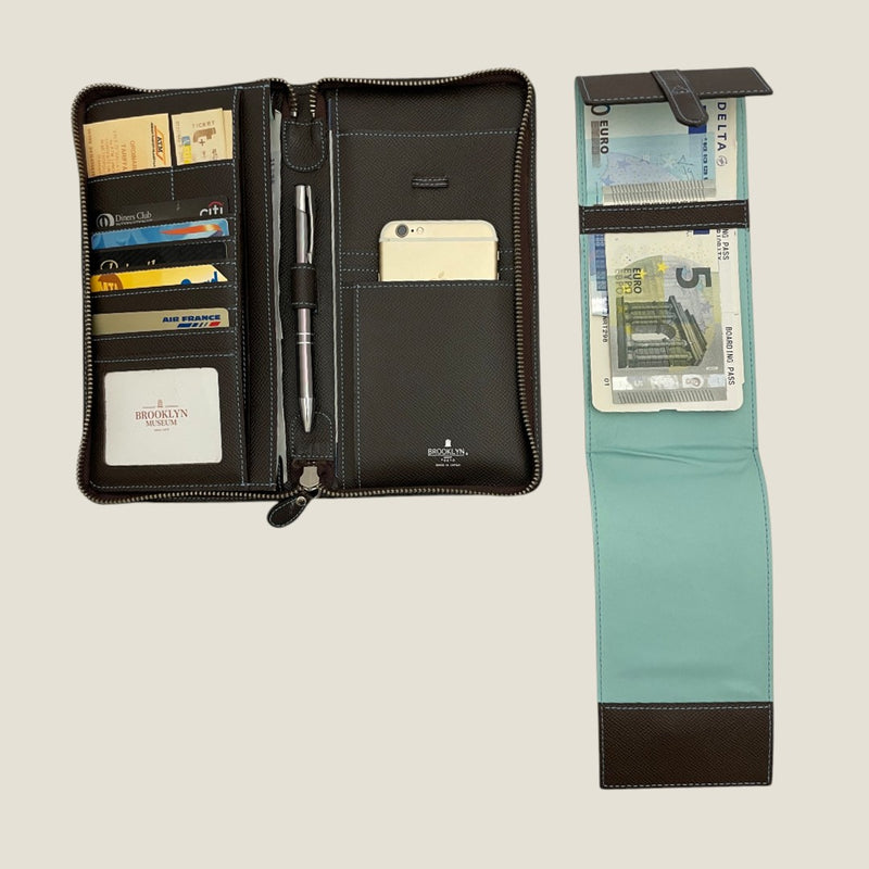 ブルックリンミュージアム パスポートケース トープ フレンチカーフ] パスポートケースcolor：トープ【受注生産