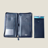 [French calf] <br>passport case <br>color: navy<br>[Made to order]