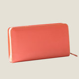 [French calf] <br>passport case <br>color: orange