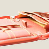 [French calf] <br>passport case <br>color: orange
