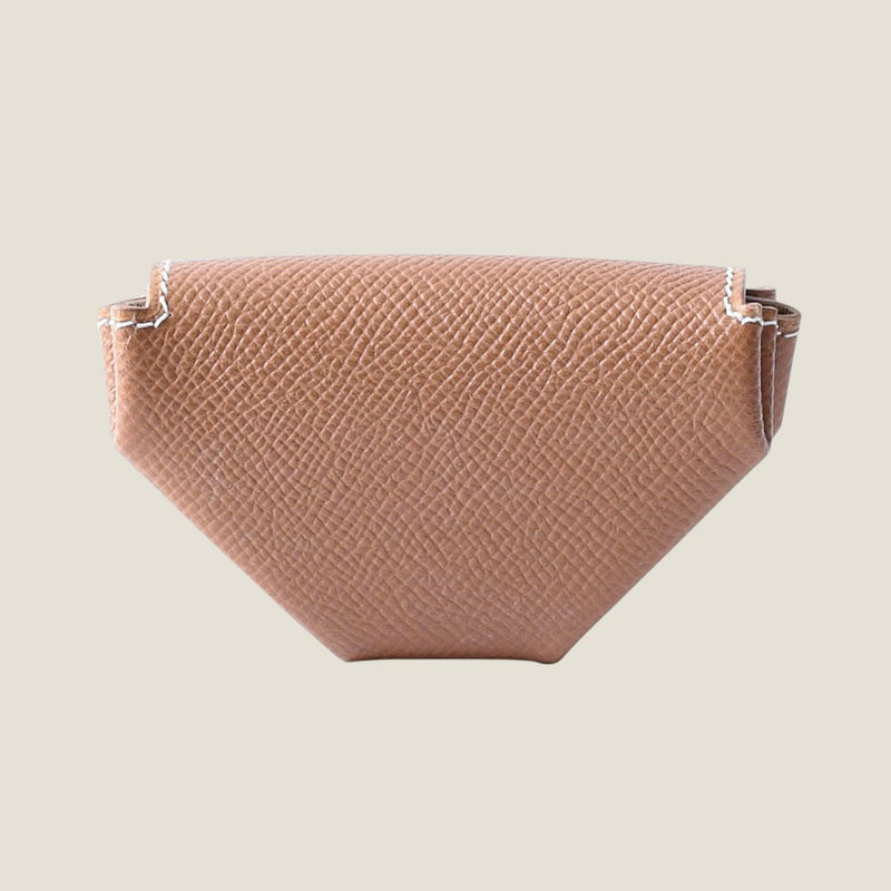 [French calf] <br>Snap coin case<br>color: Camel