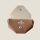 [French calf] <br>Snap coin case<br>color: Camel