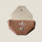 [French calf] <br>Snap coin case<br>color: Camel