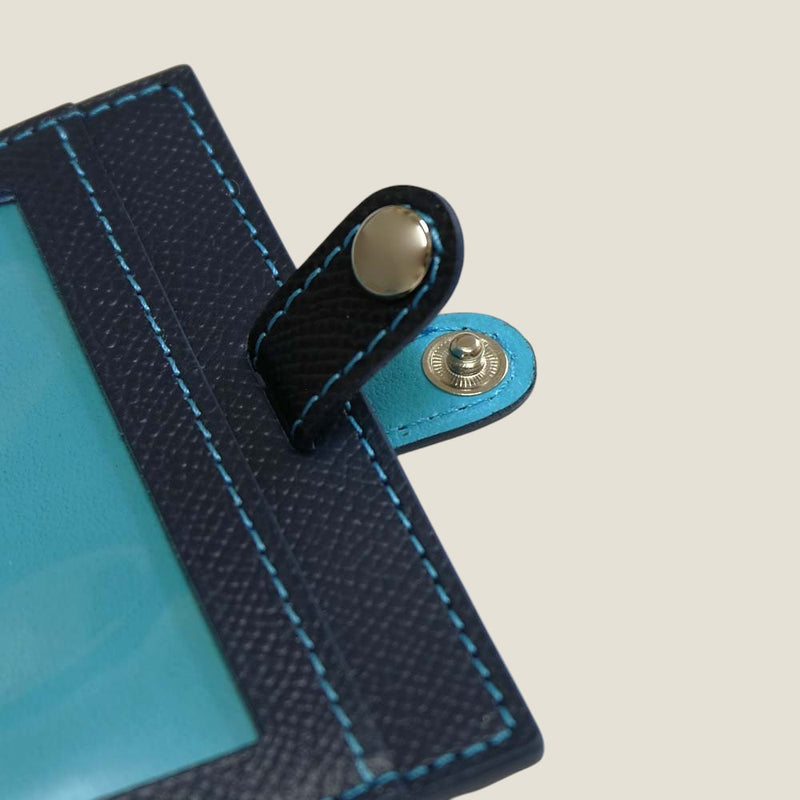 [French calf] <br>ID strap on both sides  <br>color: Navy