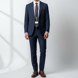 [French calf] <br>ID strap both sides side  <br>color: navy