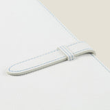 [French calf] <br>B5 notebook cover<br>color: white