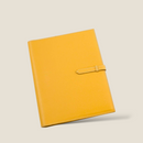[French calf] <br>B5 notebook cover<br>color: Yellow<br>【Build-to-order manufacturing】