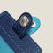[French calf] <br>ID strap both sides vertical<br>color: Ink blue