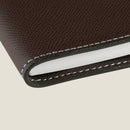 [French calf] <br>16 x 19.2 Notebook cover<br>color: Dark brown