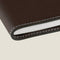 [French calf] <br>16 x 19.2 Notebook cover<br>color: Dark brown