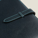 [フレンチカーフ] <br>16×19.2手帳カバー<br>color：ネイビー<br>【受注生産】