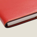 [フレンチカーフ] <br>16×19.2手帳カバー<br>color：レッド