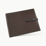 [フレンチカーフ] <br>16×19.2手帳カバー<br>color：ダークブラウン<br>【ご予約受付中：お届け目安３ヶ月程】 背景統一