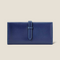 [French calf] <br>Long wallet with belt<br>color: Ink blue<br>【Build-to-order manufacturing】