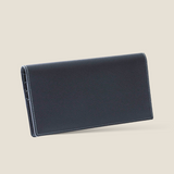 [French calf] <br>Long wallet (no coin purse)<br>color: black<br>[Made to order]