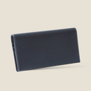 [French calf] <br>Long wallet (no coin purse)<br>color: Black<br>【Build-to-order manufacturing】