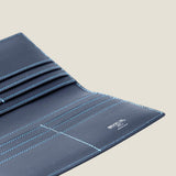 [French calf] <br>Long wallet (no coin purse)<br>color: navy<br>[Made to order]