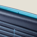 [French calf] <br>Long wallet (no coin purse)<br>color: navy<br>[Made to order]