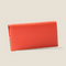 [French calf] <br>Long wallet (no coin purse)<br>color: Orange