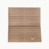 [フレンチカーフ] <br>ロングウォレット(小銭入れなし)<br>color：トープ<br>【ご予約受付中：お届け目安３ヶ月程】 背景統一
