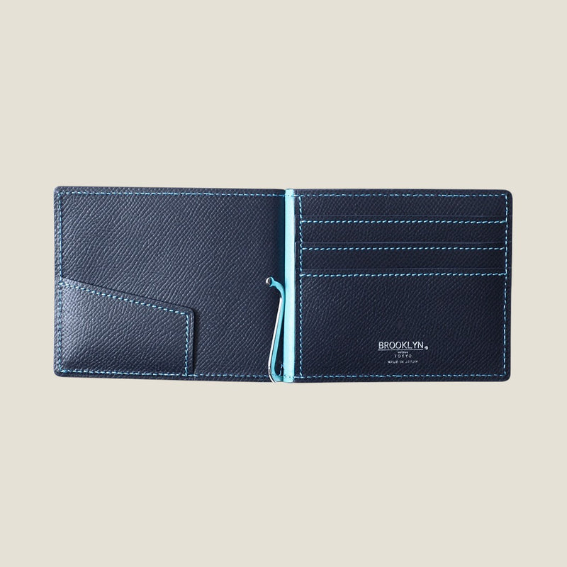 [French calf] <br>Building clip<br>color: Navy