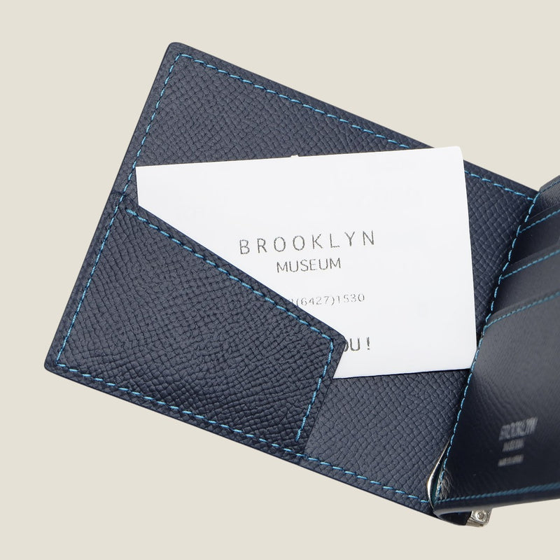 [French calf] <br>Building clip<br>color: Navy