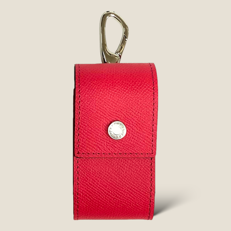 [French calf]<br>Golf ball case<br>color: Fuchsha pink<br>【Build-to-order manufacturing】