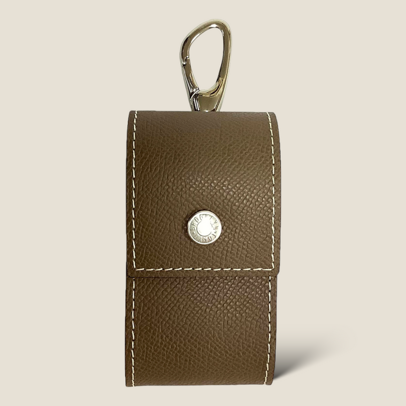 [French calf]<br>Golf ball case<br>color: Tope