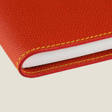 [French calf] <br>B6 notebook cover<br>color: orange