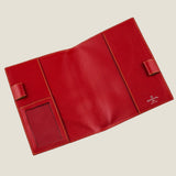 [French calf] <br>B6 notebook cover<br>color: red