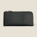 [French calf] <br>L Zip long wallet<br>color: Black