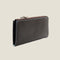 [French calf] <br>L Zip long wallet<br>color: Dark brown