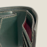 [French calf]<br>international wallet<br>color: dark green