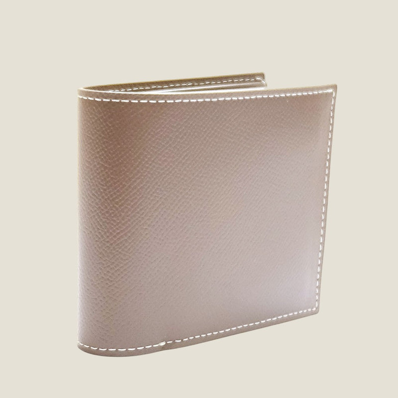 [フレンチカーフ]<br>インターナショナルウォレット<br>color：トープ
