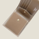 [フレンチカーフ]<br>インターナショナルウォレット<br>color：トープ