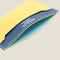[フレンチカーフ] <br>コンパクトカードケース<br>color：イエロー×インクブルー