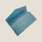 [French calf] <br>Flap long wallet<br>color: Gene Blue
