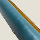 [French calf] <br>Flap long wallet<br>color: Gene Blue