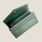[French calf] <br>Flap long wallet<br>Color: Dark green<br>[Made to order]