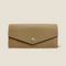 [French calf] <br>Flap long wallet<br>color: Tope