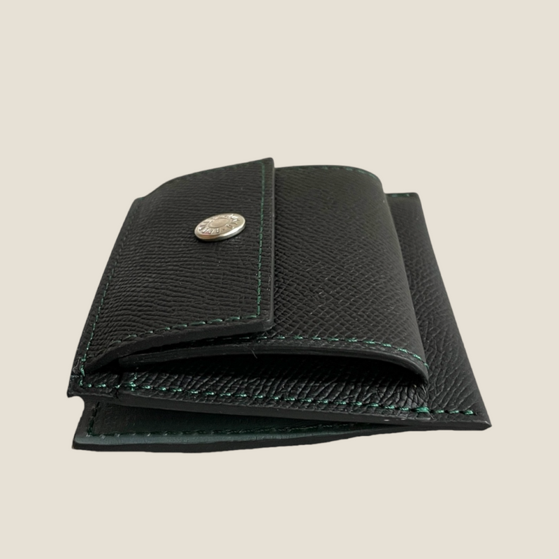 [French calf] <br> COLOR: Black x Green Stitch <br> [Made -to -order]