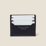 [French calf] <br>mini snap wallet<br>color: black