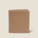 [French calf] <br>Mini wallet (with coin purse)<br>color: Tope<br>【Build-to-order manufacturing】