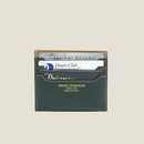 [French calf] <br>Mini -snap wallet<br>Color: Tope x Dark Green