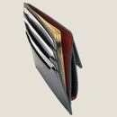 [French calf] <br>Mini -snap wallet<br>Color: Tope x Dark Green