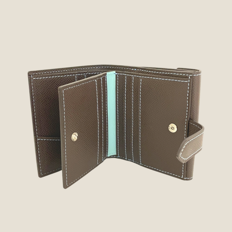 [French calf] <br>Hook -up wallet<br> color: Dark brown<br>【Build-to-order manufacturing】