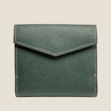 [French calf] <br>hookup wallet<br>color: dark green