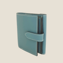 [French calf]<br>Hook -up wallet<br>color: Gene Blue